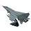 MiG-31 supersonic interceptor model alloy ABS 1/72 1