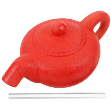 Ceramic Teapot Fountain Red 1 Set