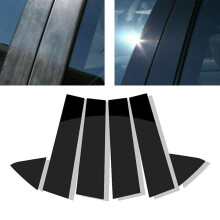 Dodge Charger 2006–2010 Glossy Black Door Pillar Trim
