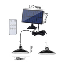 Solar Pendant Light IP44 Waterproof 1 Pack