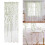 Gradient Green Curtains Washable Privacy Drapery 260 cm 5