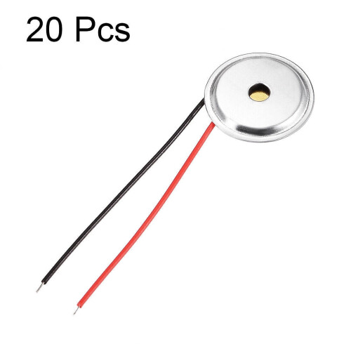 Acoustic Pickup Transducer Piezo Disc 20 mm 20 pcs