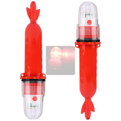 Waterproofed 3V LED Navigations Light with Fish-Single flash