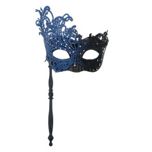 Maskerademasker Halloween balmasker Kerstkostuum-Zwart blauw