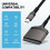 USB-C til SATA-adapterkabel for 2,5" SSD-harddisk 5 Gbps 1