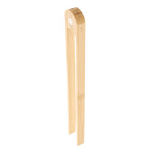 Pinzas de bambú para tostadas, color caqui, 1 unidad