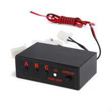 Controlador de luz estroboscópica LED 12V com 3 modos de intermitência