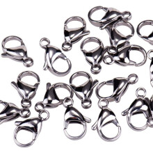 304 Stainless Steel Lobster Clasp Nickel-Free 15x9x4mm