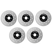 5PCS Dia 100mm Rock Grinding Cutting Disc Ultra-Thin Saw Blade Multi Hole Disc Marble Ceramic Tile Glass Cutter Plate