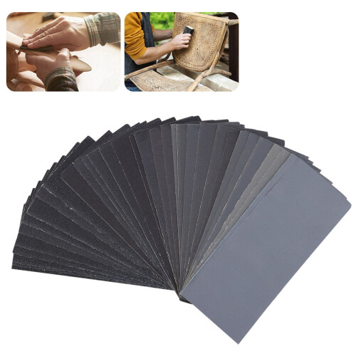 Wet/Dry Sandpaper Assortment 54 Pieces 60-3000 Grit