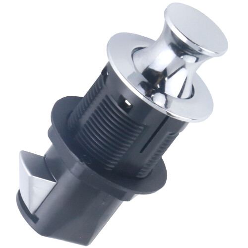 Push to Open Lock Keyless Drawer Push Button Latches-Chrome