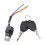Electric Bicycle Ignition Key Switch with Keys S M L 3-Wire 5