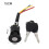 Electric Bicycle Ignition Key Switch with Keys S M L 3-Wire 6