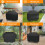 Housse de barbecue 57 pouces, robuste et imperméable, avec sangles Velcro 6