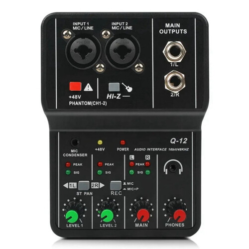 Professional Audio Mixer Sound Card for Studio Recording