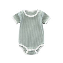 Baby Bodysuits Soft Ribbed Romper 0-24 Months