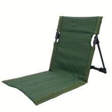 (Green) 1pc Outdoor Camping Lichtgewicht Opvouwbare Rugleuningstoel, Licht en Duurzaam Oxford Doek Opvouwbare Tuinstoel,