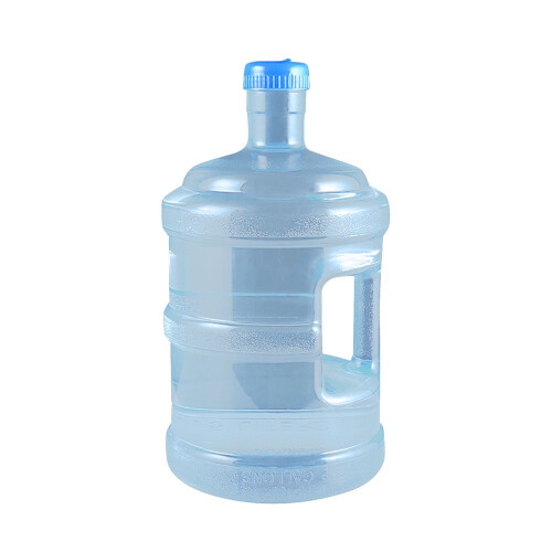 Water Bottle 0.8/1.3 Gallon with Cover Handle Transparent