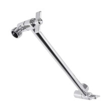 Adjustable Shower Arm Extension Rod Stainless Steel