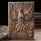 Vintage 3D Phoenix Embossed Leather Journal A5 200 Pages 1