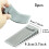 Clear Rubber Door Stops Heavy Duty 5 Pack Grey 2