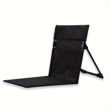 (New-Black) Compact Folding Recliner Chair - Lightweight Aluminum Alloy, Oxford Fabric, Space-Saving Design for Outdoor, Beach,