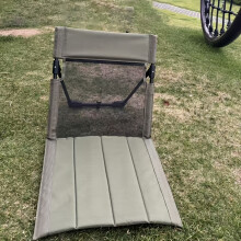 (Deep Green) Outdoor ademende mesh opvouwbare rugleuning stoel, camping gazonstoel, draagbare grasstoel, geschikt voor kamperen,