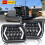 Προβολείς LED υψηλής/χαμηλής δέσμης Halo για Peterbilt357 378 379 1