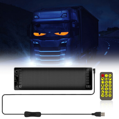 Devil Eyes-lys for biler og lastebiler, fleksibel LED