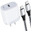 Φορτιστής τοίχου USB-C 20W με καλώδιο 6 ποδιών PD Γρήγορη φόρτιση 1