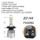 Faros LED de luz alta y baja para Peterbilt 365/367 7