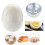 LNKOO electric egg steamer boiler 4-cup white 1