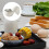 LNKOO electric egg steamer boiler 4-cup white 5