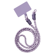 Lanière de téléphone tressée en polyester doux et résistante