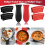 Poignées de cuisson en silicone résistantes à la chaleur (lot de 8) 5