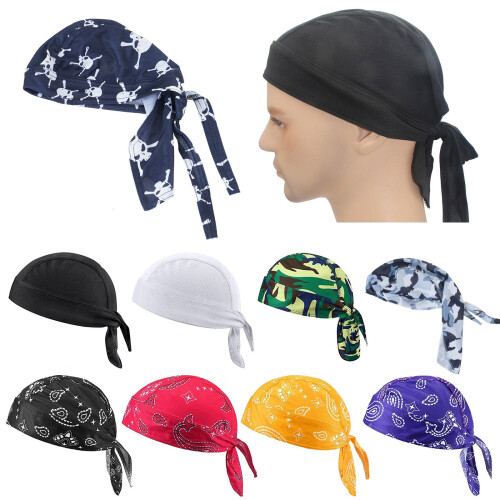 Καπέλο Pirate Bandana με Αναπνεύσιμο Ρυθμιζόμενο Κασκόλ Turban 1