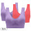 Dames sportbeha plus size, 3-pack, zonder beugel 1