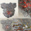 LED-lys Anime Magma Crack-figur Battle Base sort grå 2