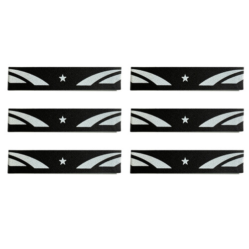 Autocollant de protection de cadre de raquette de-Noir