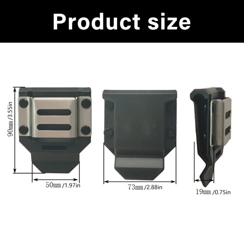 Support de perceuse monté sur ceinture, Clip de ceinture pour 2