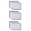 100PCS Transparent Waterproof Envelope Folder with Buttons, A4 Size, Thickened Plastic Material for School Office 2