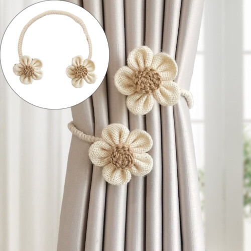 Attache-rideaux en polyester et coton