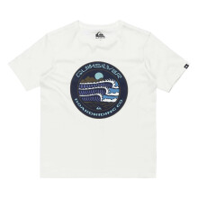 (XS, Snow White) Quiksilver Kids Evo Three Seas Short Sleeve T-Shirt