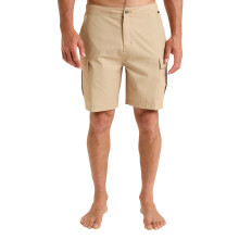 (38, Beige) Quiksilver Mens Half Jam Cargo 19" Cargo Shorts