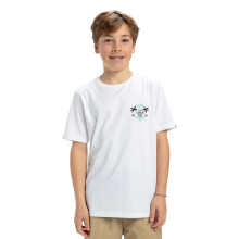 (S, White) Quiksilver Kids Ev Share The Stoke Short Sleeve T-Shirt