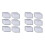 100PCS Transparent Waterproof Envelope Folder with Buttons, A4 Size, Thickened Plastic Material for School Office 1