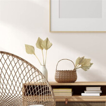 30 Pcs Boho Dried Spears Natural Dried Fans Dried Leaves Dried Leaf Fan Leaf with Stem