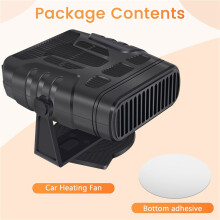 4 Im 1 12V 120W Auto Heizung Elektrische KüHlung Heiz LüFter Tragbarer Elektrischer Trockner Wind Schutz Scheibe Entnebelung Demister Entfroster