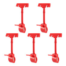 5X Abrazadera Clip Sostenedor de Exposicion de Etiqueta de Precio Tarjeta de Signo de Venta Al Rojo