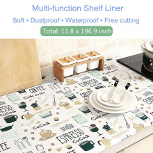 2X Multifunktions Schaumstoff Papier mit Schubladen Ablage für Küchen Schränke, KüHlschrank, Schubladen, Schränke (Blau, 12 x 196 Zoll)